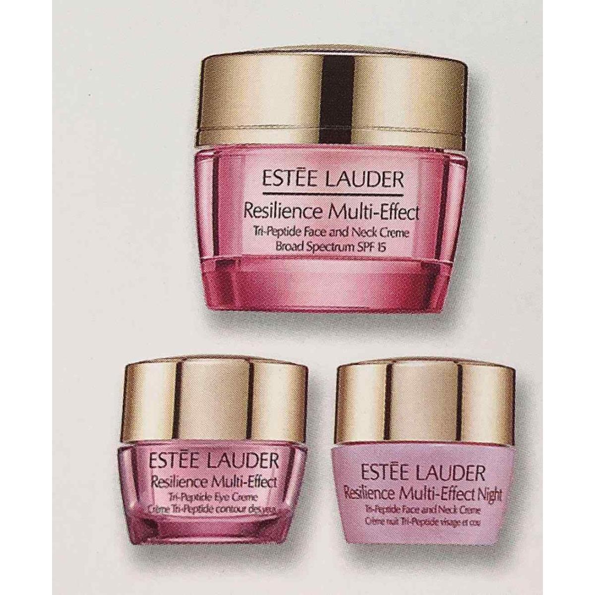 Set of Estee Lauder Resilience Multi-effect Face + Night + Eye Creme Travel