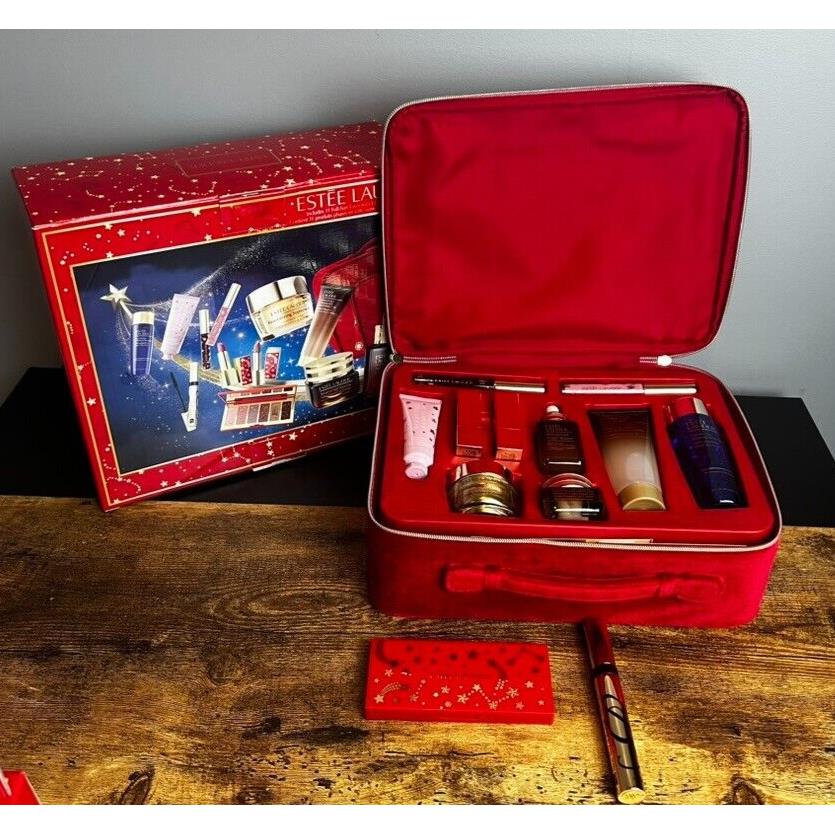 Estee Lauder Holiday Blockbuster 13-Pc Gift Makeup Set 2023 Celestial Glow Cool