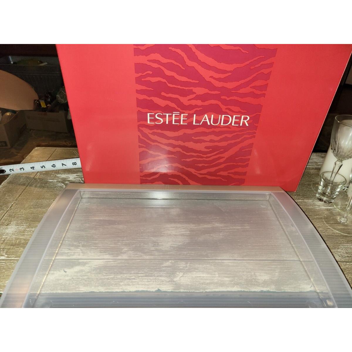 Vintage Estee Lauder Extra Large Make Up Vanity Tray and Box