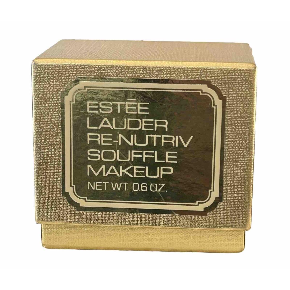 Vintage Estee Lauder Re-nutriv Souffle Makeup 05 Sungleamed Beige Foundation Nos