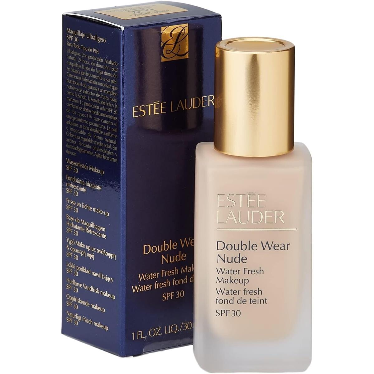 Estee Lauder Double Wear Water Fresh Makeup 2n1 Desert Beige 1.0 oz/30 ml