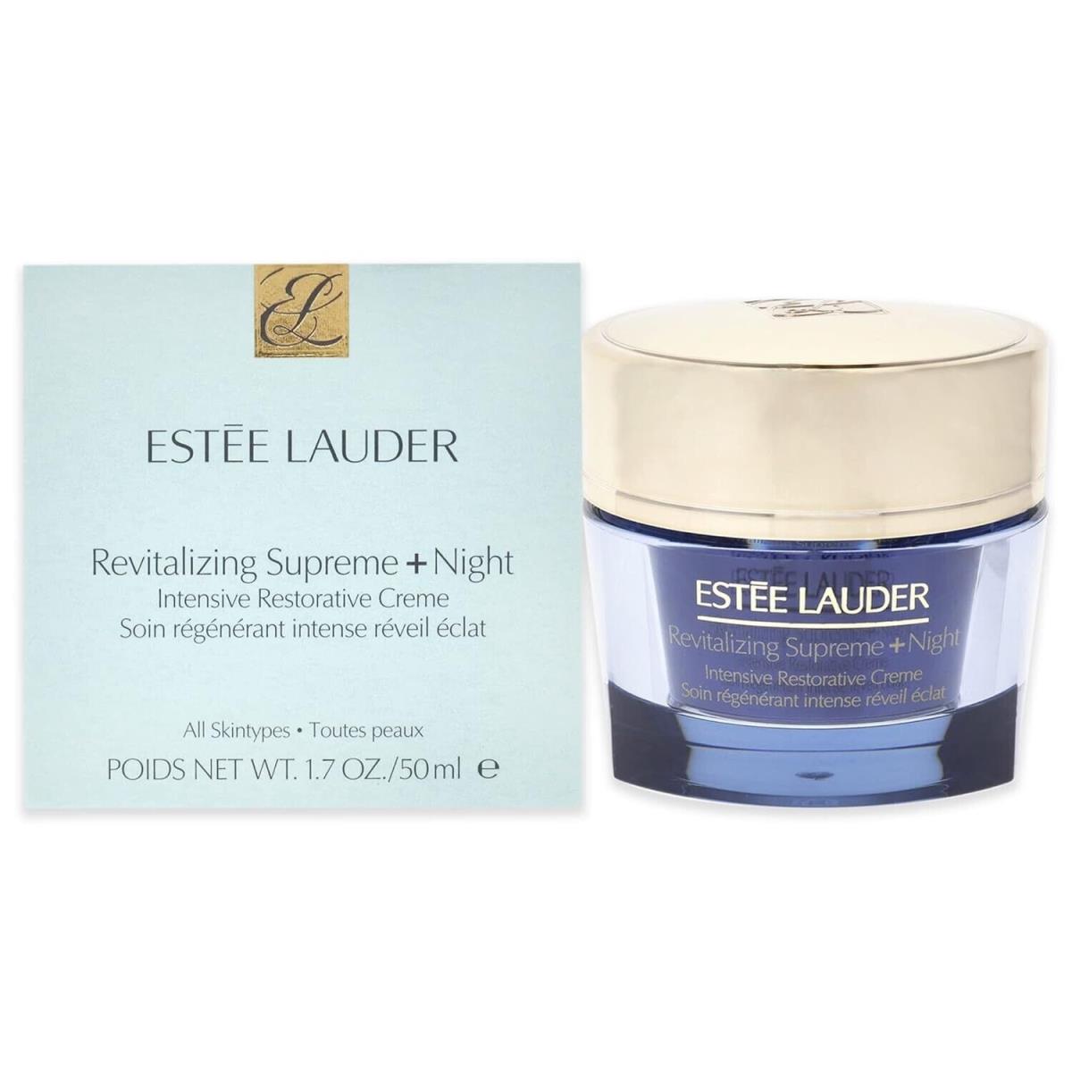 Estee Lauder Revitalizing Supreme+night Intensive Restorative Creme 1.7 oz/50 ml