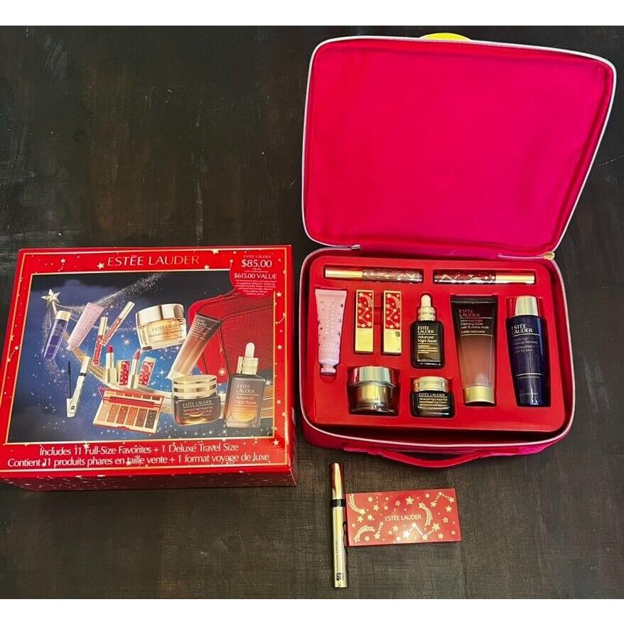 Estee Lauder Holiday Blockbuster 13-Pc Gift Makeup Set 2023 Celestial Glow Warm