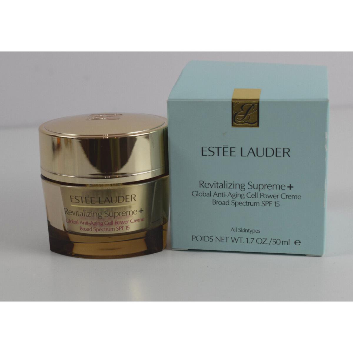 Estee Lauder 1.7 oz Revitalizing Supreme Global Anti Aging Cell Power Creme Spf