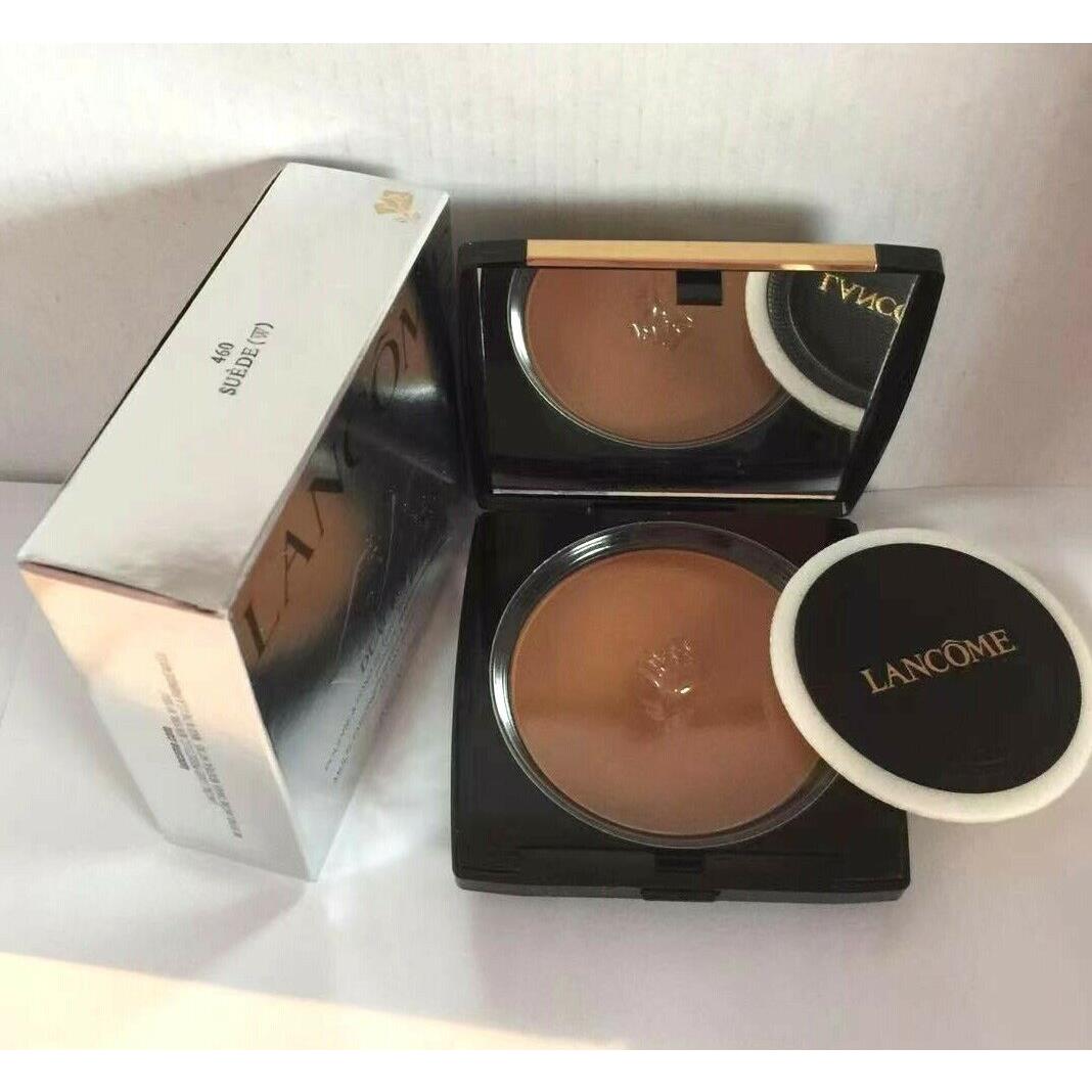 Lancome Dual Finish Multi-tasking Powder Foundation All Day Wear-authentic-nib 460 SUEDE (W)