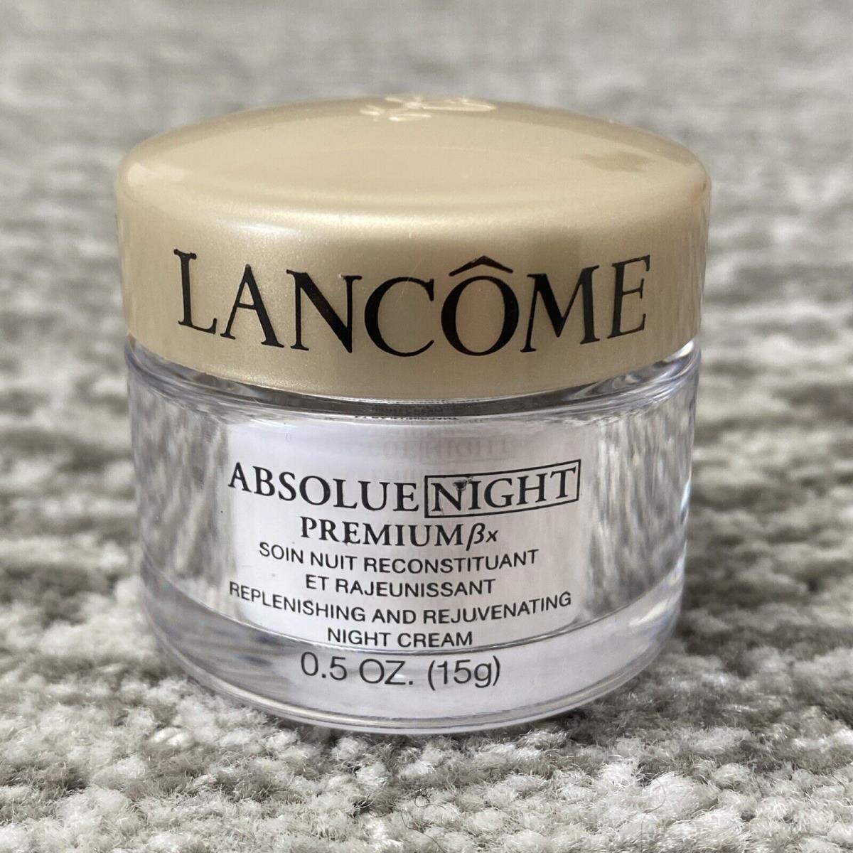 Lancome Absolue Night Premium Bx Replenishing Rejuvenating Night Cream .5 OZ