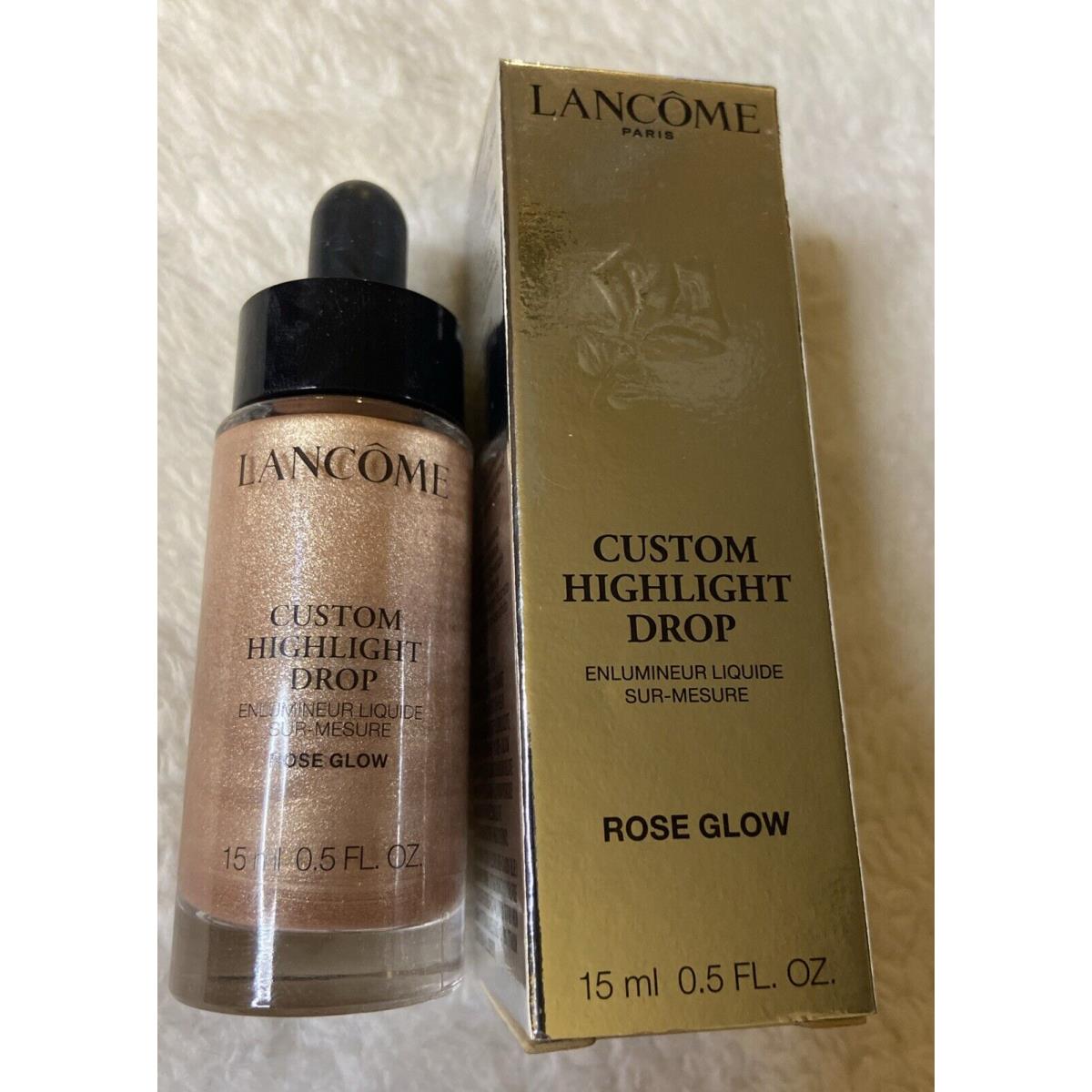 Lancome Rose Glow Custom Highlight Drop 0.50 Ounces 15ml Made In France