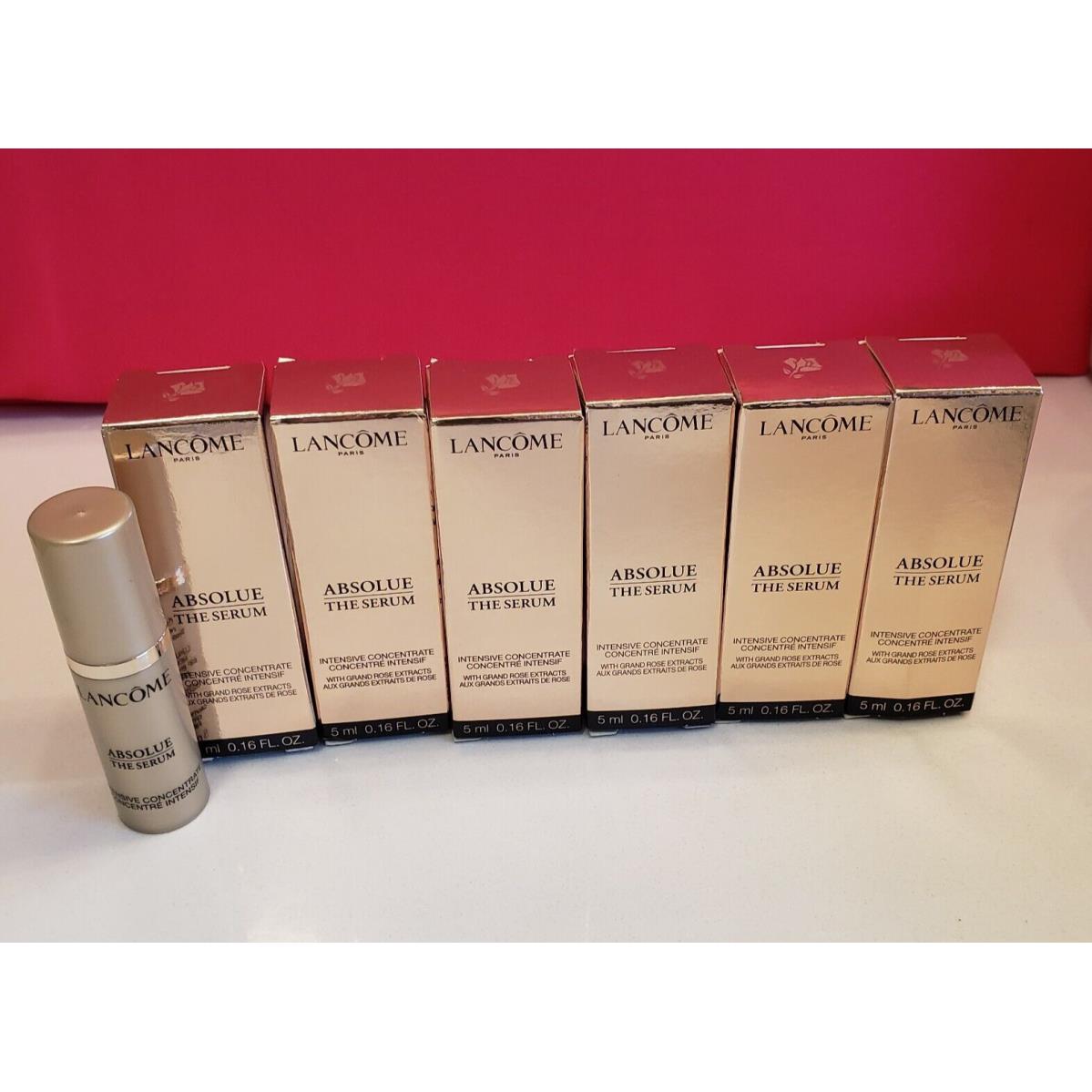 6X Lancome Absolue The Serum Intensive Concentrate 5ml/each =30ml Total