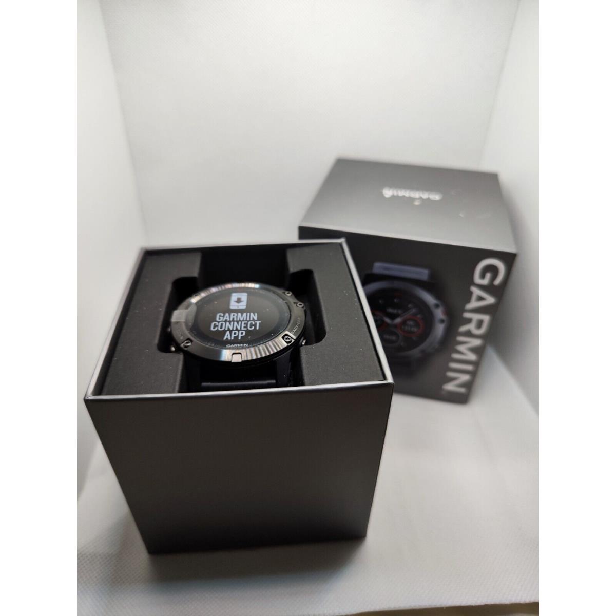 Garmin Fenix 5X Sapphire Gps Watch Slate Gray with Black Band 010-01733-00