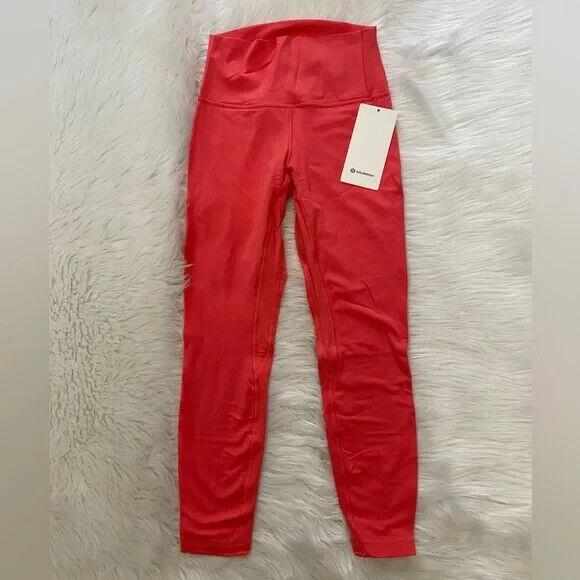 Wtag-lululemon Coral Align HR Pant 25 Sz 6