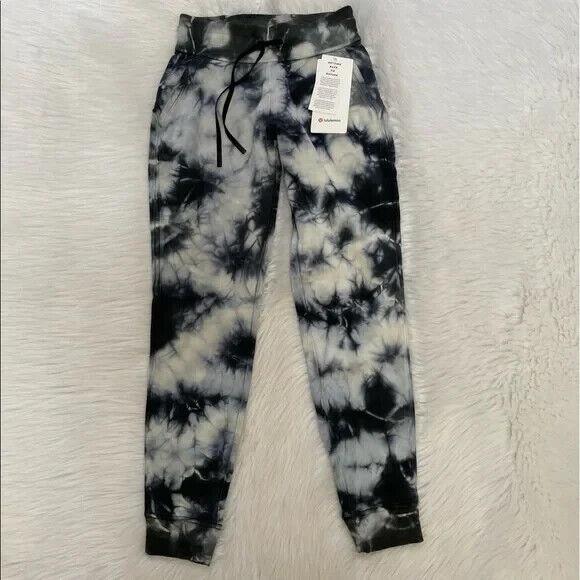 Wtag-lululemon Gray/blue Dye Warm Down Joggers 4