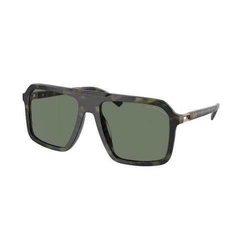 Michael Kors MK2218U 39433H Murren Olive Tortoise Green 58 mm Men`s Sunglasses