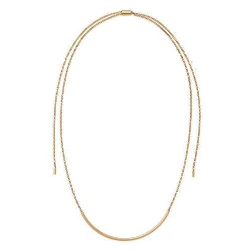 Michael Kors Modern Fringe Gold Adjustable Loop Slider Necklace MKJ5792710