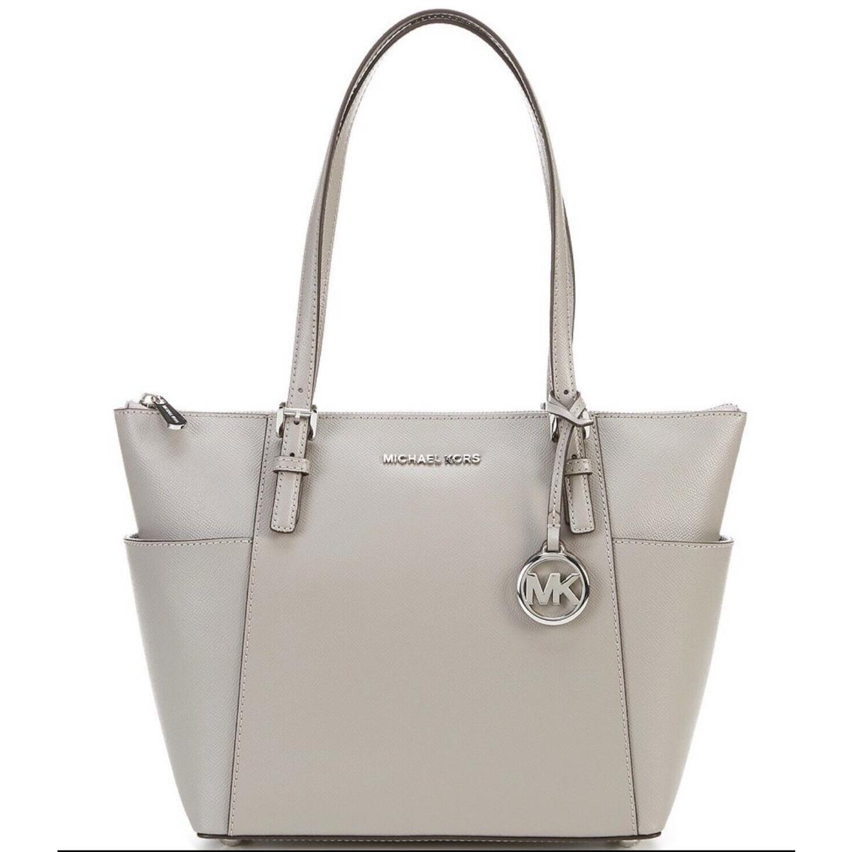 Michael Kors Bag Jet Set Silver 30F2STTT8L -pearl/grey