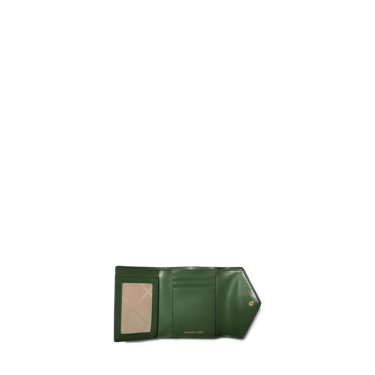 Michael Kors Greenwich Medium Envelope Trifold Green One Size