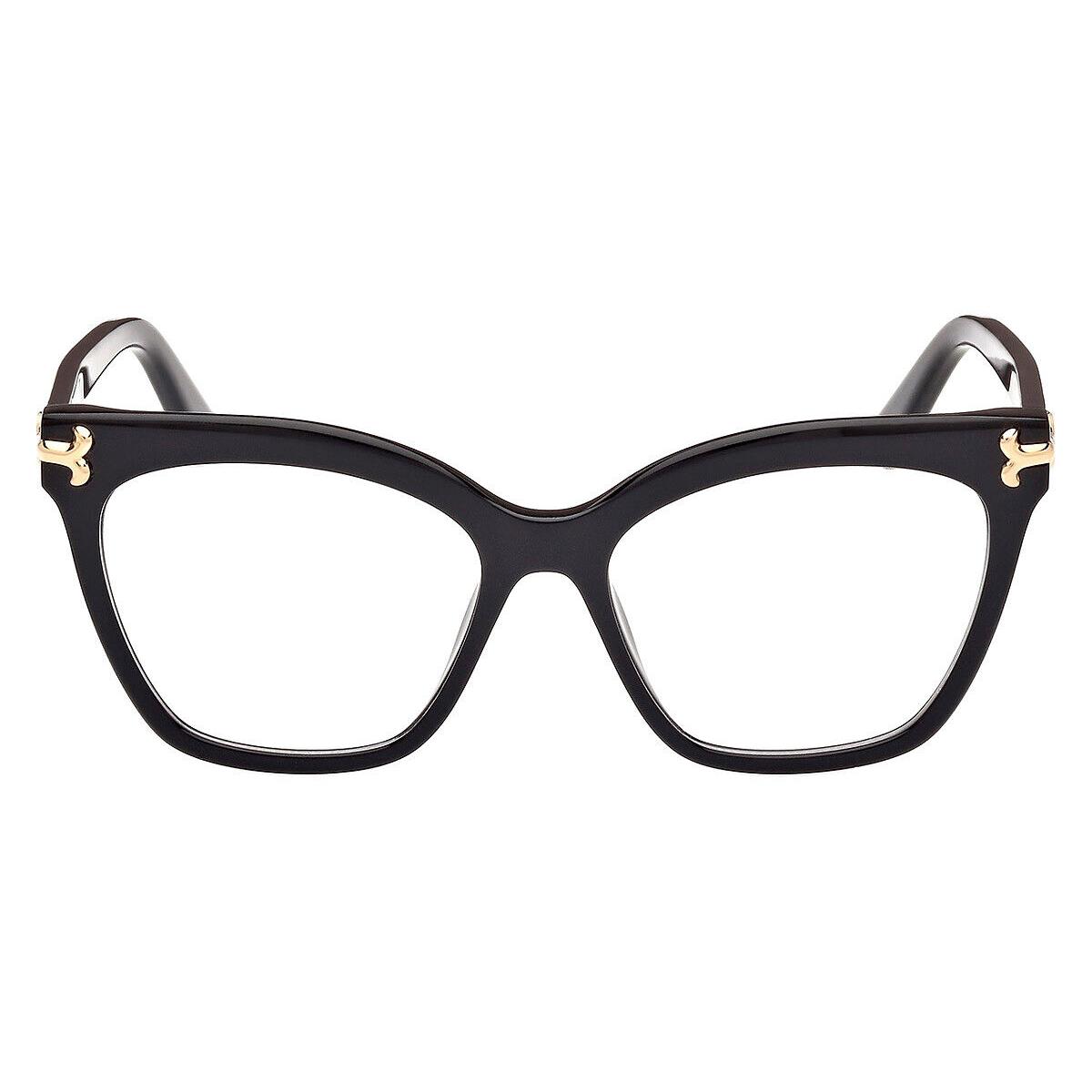 Emilio Pucci EP5235 Eyeglasses Women Shiny Black 54mm