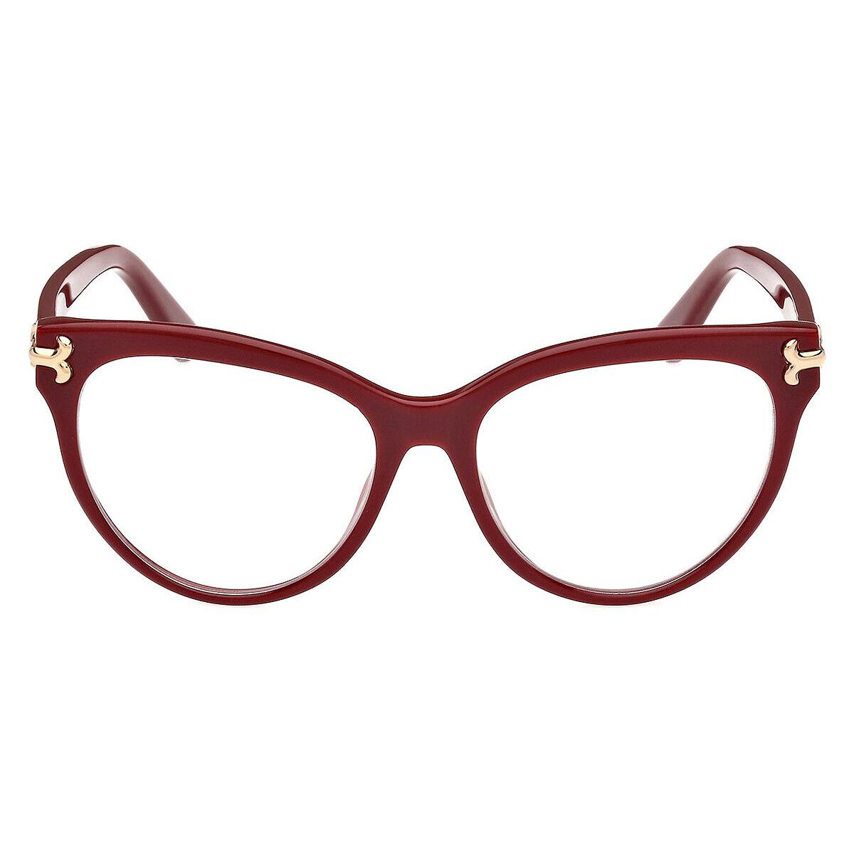 Emilio Pucci EP5245 Eyeglasses Women Shiny Bordeaux 53mm - Frame: Shiny Bordeaux, Lens: Demo