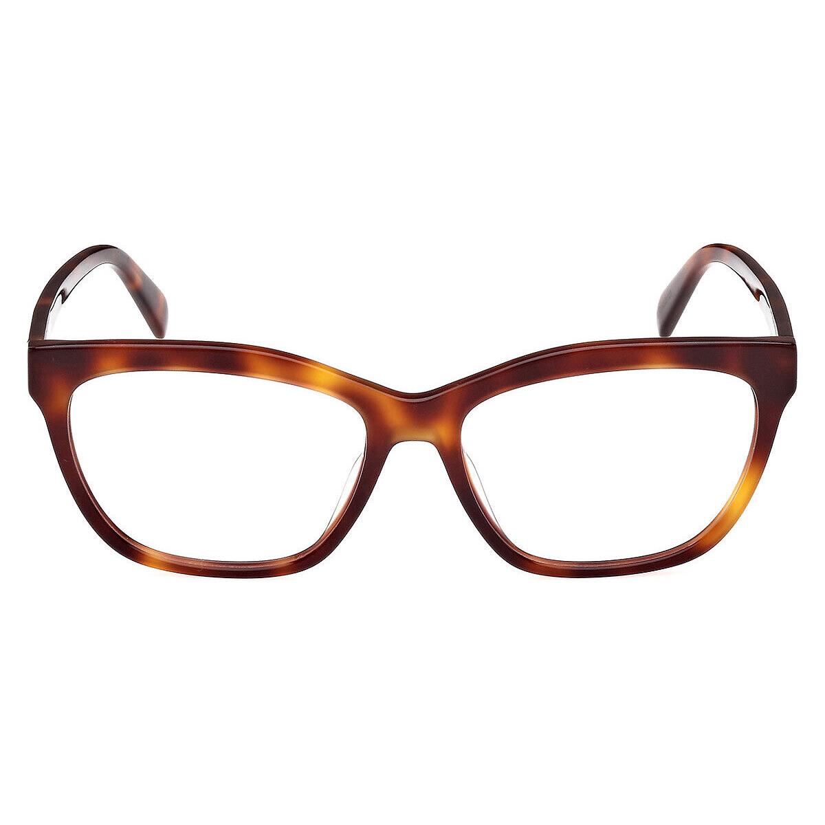 Emilio Pucci EP5242 Eyeglasses Women Blonde Havana 56mm - Frame: Blonde Havana, Lens: Demo