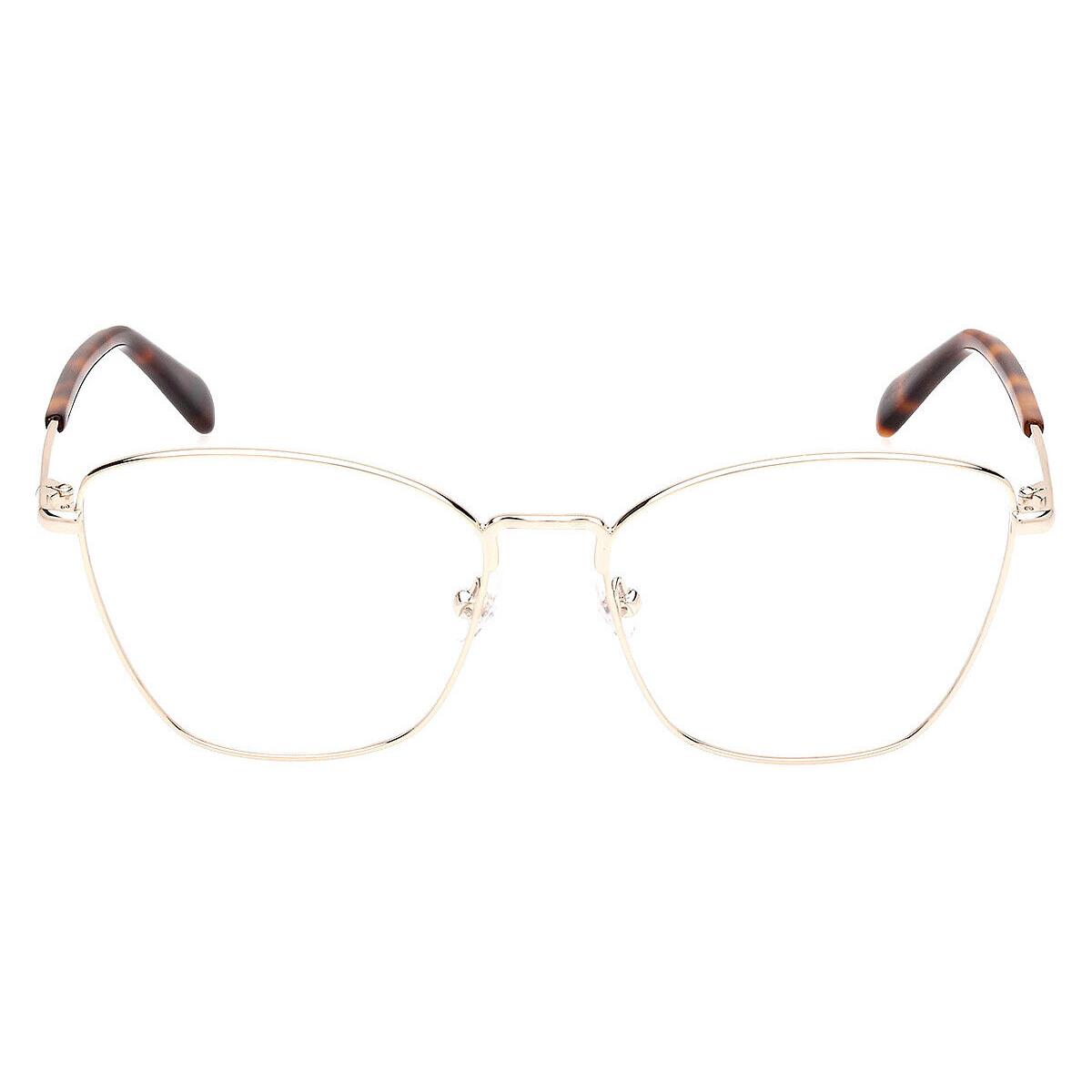 Emilio Pucci EP5243 Eyeglasses Women Shiny Pale Gold 54mm