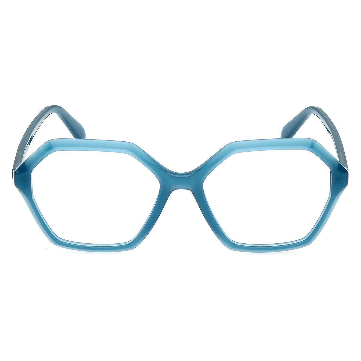 Emilio Pucci EP5237 Eyeglasses Women Shiny Turquoise 54mm - Frame: Shiny Turquoise, Lens: Demo