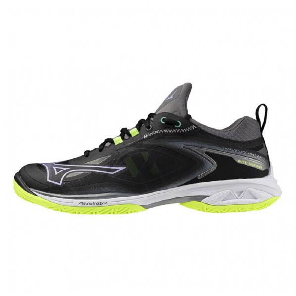 Mizuno Wave Claw NEO3 Badminton Shoes 71GA2473 11 Black x Purple x Lime