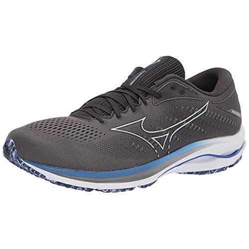 Mizuno Men`s Wave Rider 25 Running Shoe Obsidian - Obsidian