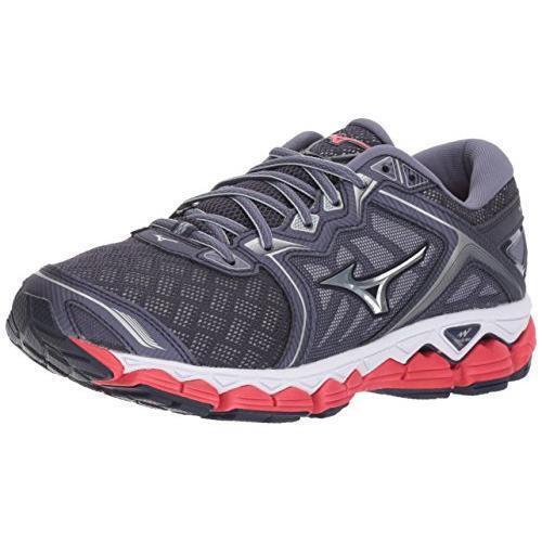 Mizuno Women`s Wave Sky Running-shoes Graystone-silver