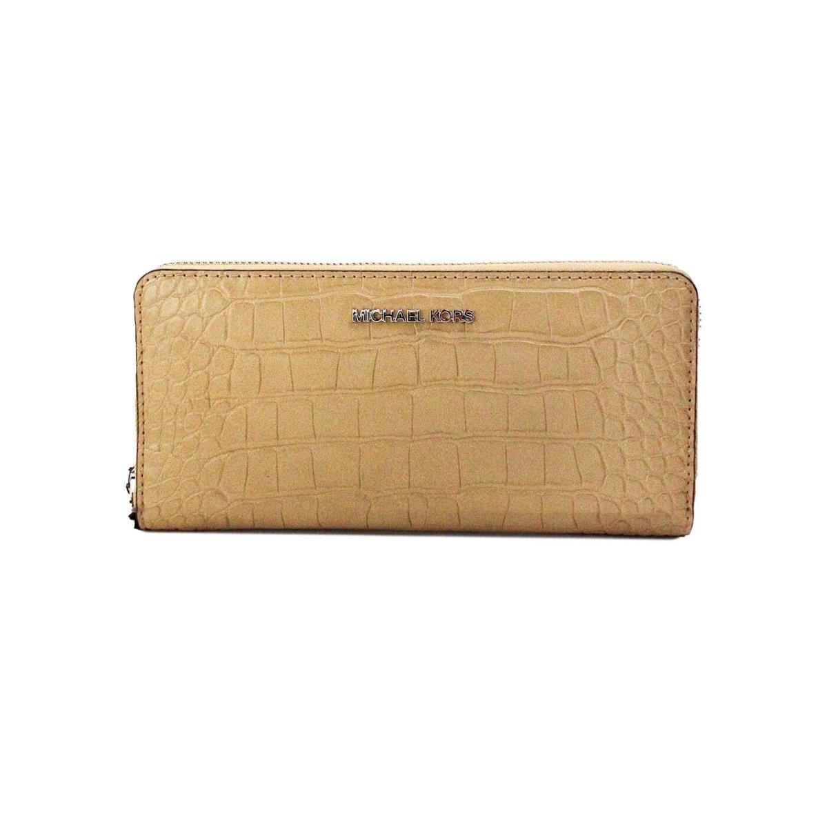 Michael Kors Jet Set Travel Large Continental Wristlet Camel