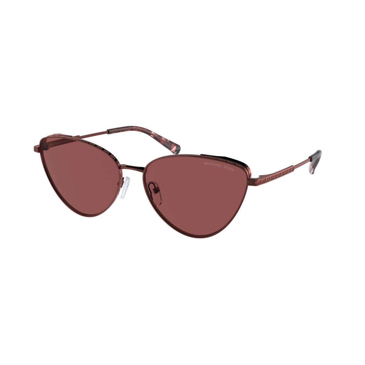 Michael Kors MK1140 189675 Cortez Cordovan Metal Cordovan 59mm Womens Sunglasses