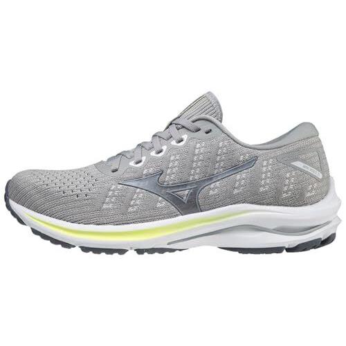 Mizuno Women`s Wave Rider 25 Waveknit Neutral Running Shoes Gray Size 11.5