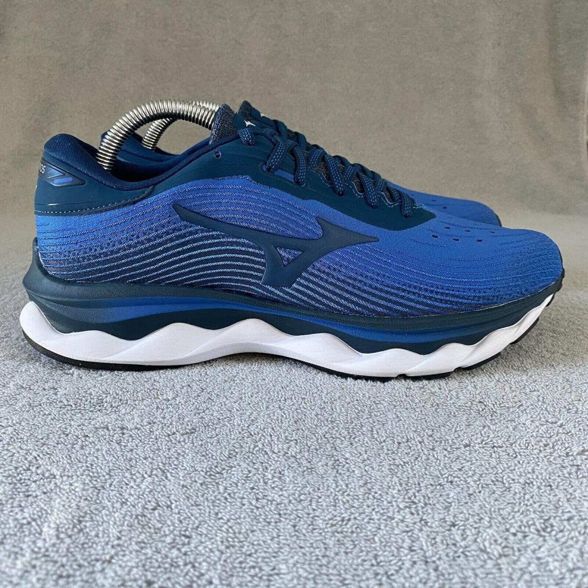 Mizuno Womens 10 Men 8.5 Wave Sky 5 Athletic Sneaker Running Shoes Imperial Blue