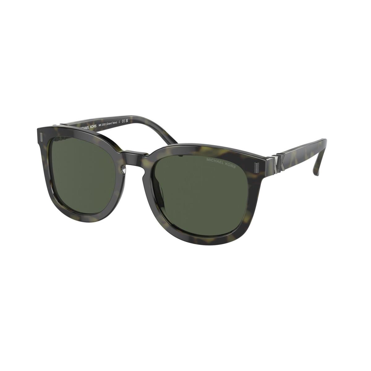 Michael Kors MK2203 39432 Grand Teton Olive Tortoise Olive 54mm Men`s Sunglasses