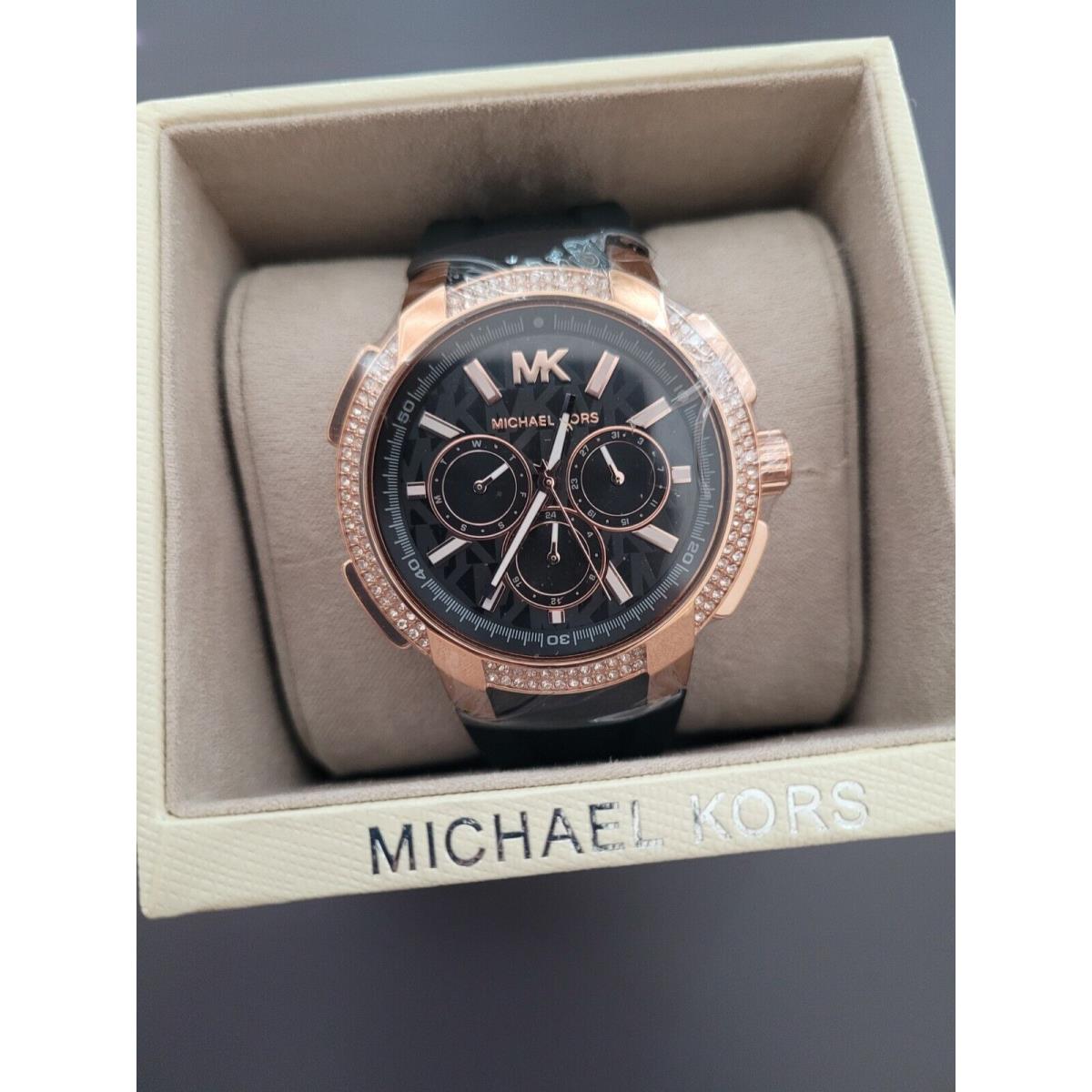 Michael Kors 42mm Oversized Sydney Pav Rose Gold-tone Womens Watch MK7245