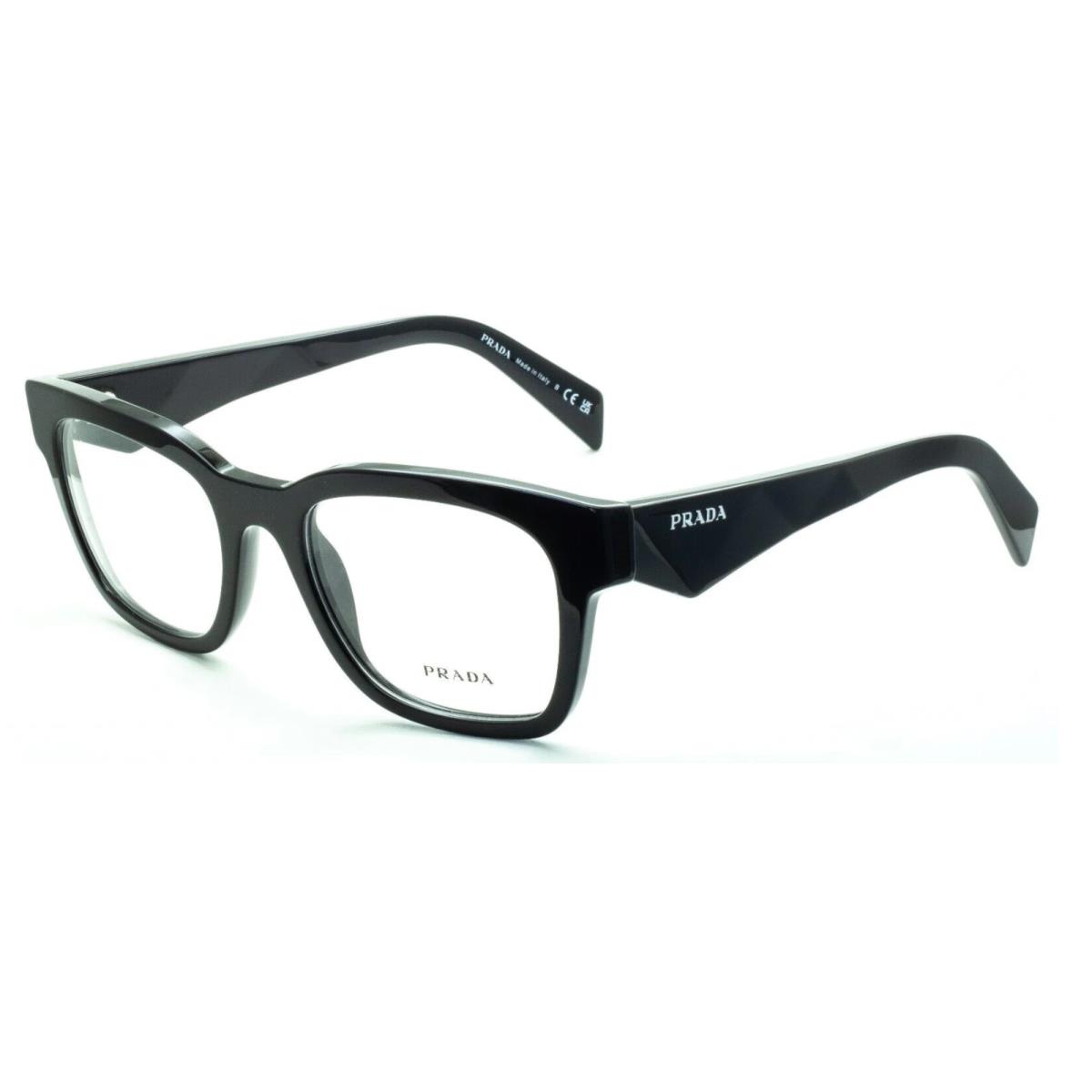 Prada Reading Glasses Vpr A10 16K-1O1 53-20 145 Shiny Black Frames Readers