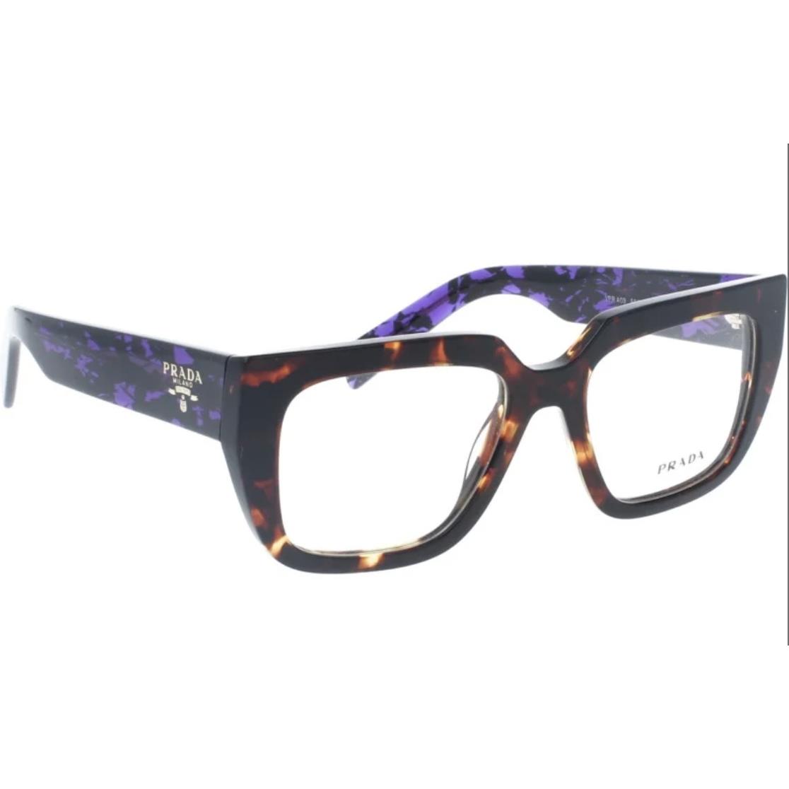 Prada Reading Glasses Vpr A03 14O-1O1 50-18 Tortoise Purple Frames Readers