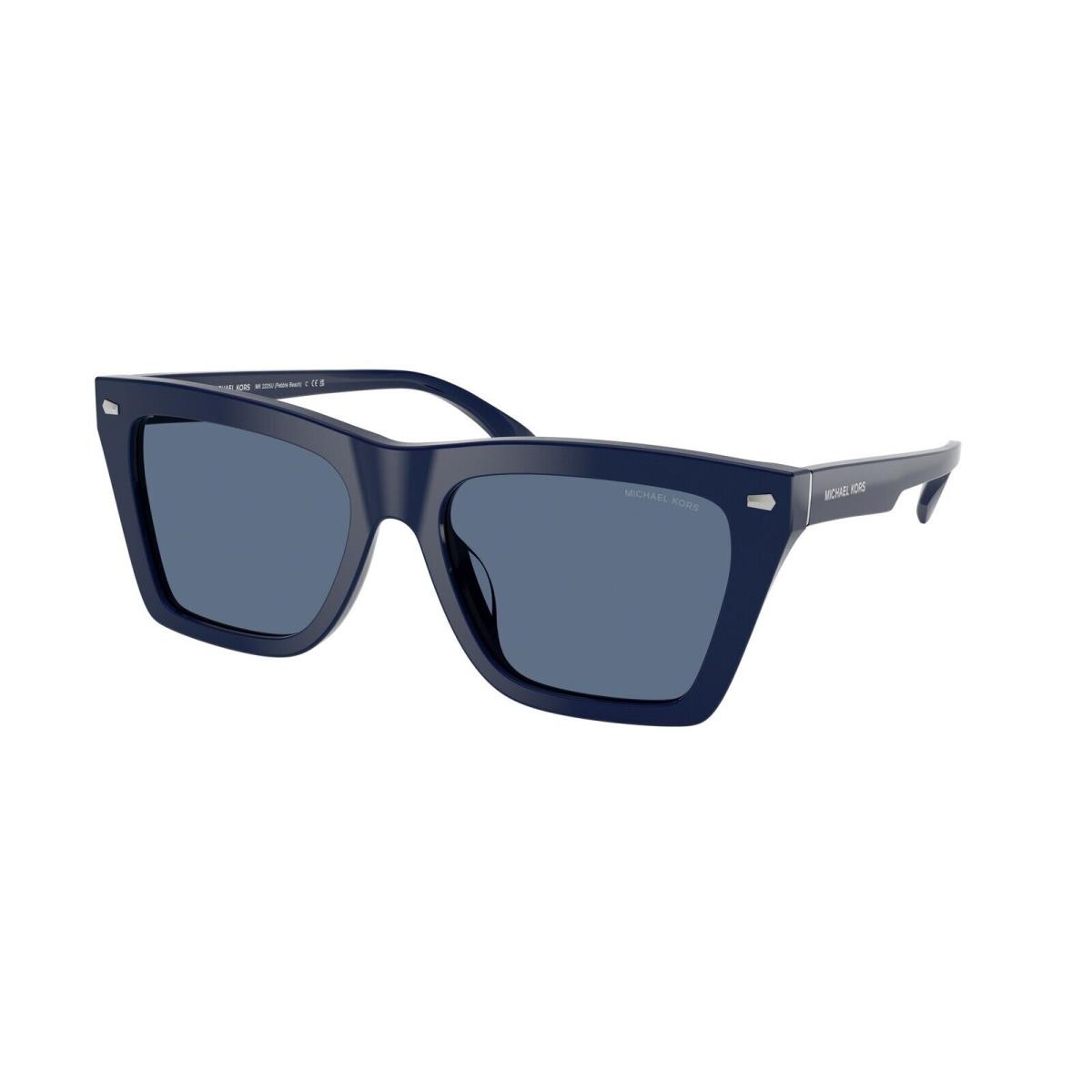 Michael Kors Men`s Peeble Beach 56mm Navy Solid Sunglasses MK2225U-400980-56