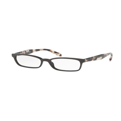 Prada Women`s Rectangle Low Bridge Fit Eyeglasses Pr 18TVF Brown Size