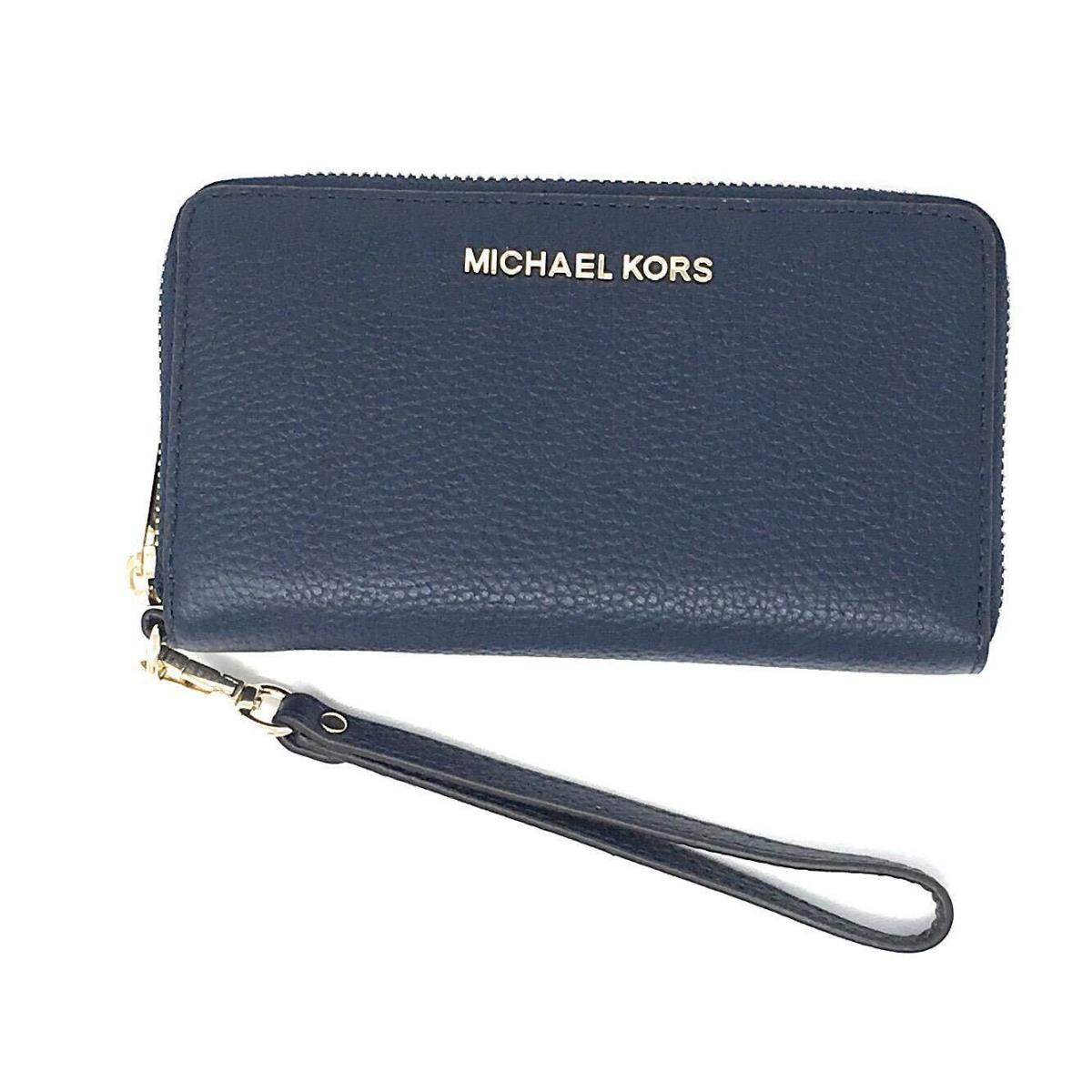 Michael Kors Jet Set Travel Large Flat Multifunction Phone Case Wristlet