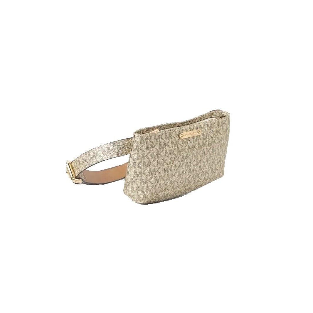 Michael Kors Women`s Cambodia Logo Belt Bag Metallic Gold