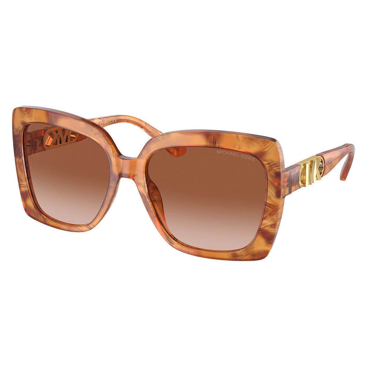 Michael Kors Women`s Nice 57mm Amber Graphic Tort Sunglasses MK2213-399913-57