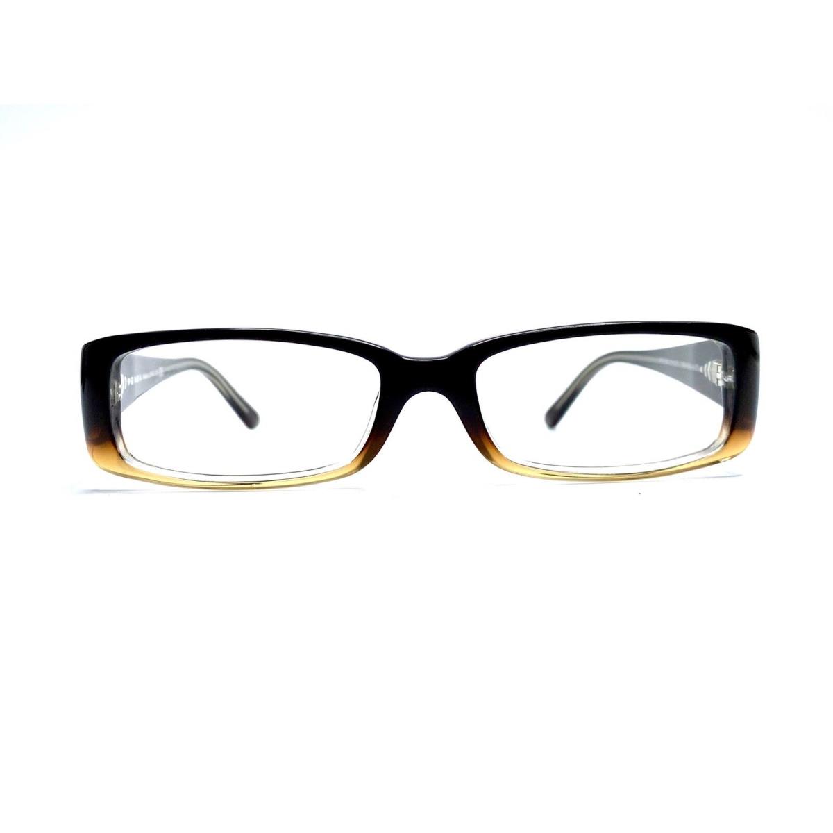 Prada Brown Ombre Clear Rectangular Glasses Italy VPR07M ZXB-101 51 16 135