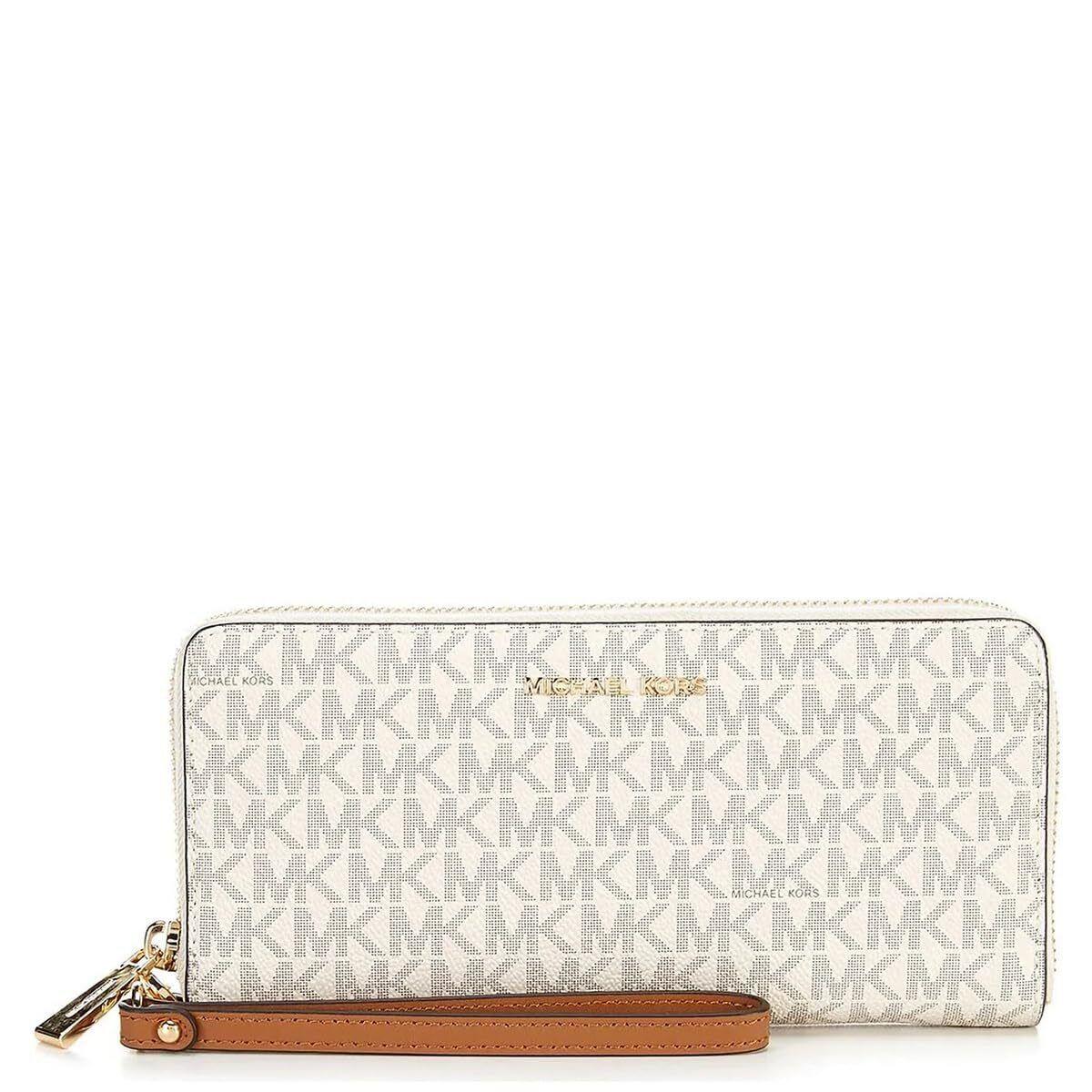 Michael Kors Jet Set Travel Continental Vanilla One Size Wallets