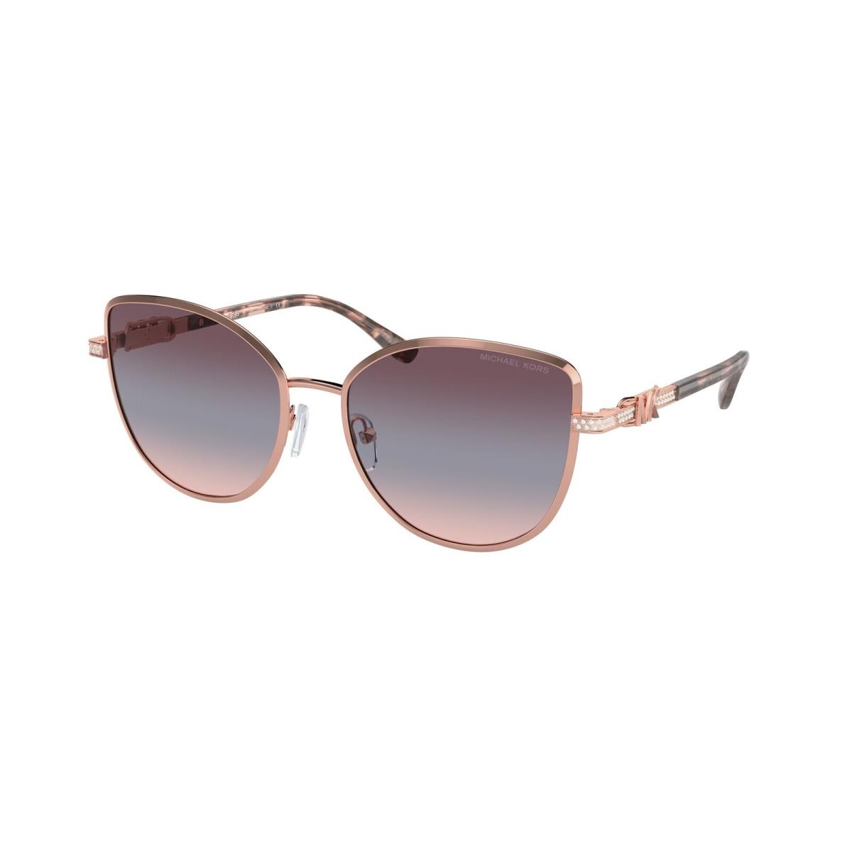 Michael Kors MK1144B 11080J Catalonia Shiny Rose Gold 56 mm Women`s Sunglasses