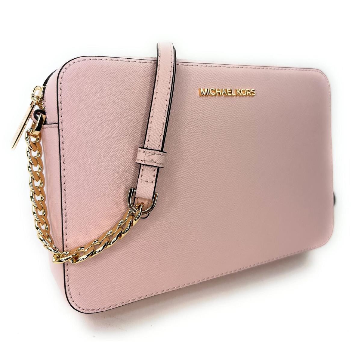 Michael Kors Women`s Jet Set East West Crossbody Powder Blush