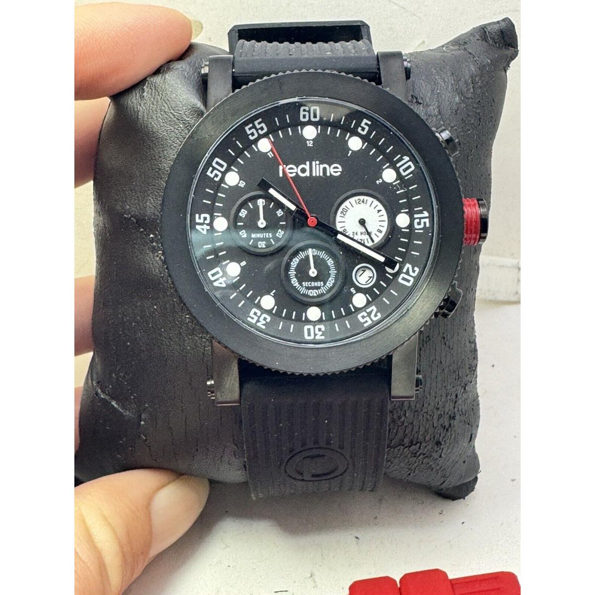 Red Line Compressor Gmt Chronograph Men`s Watch Set RL-18101VD-01-BB Set R5