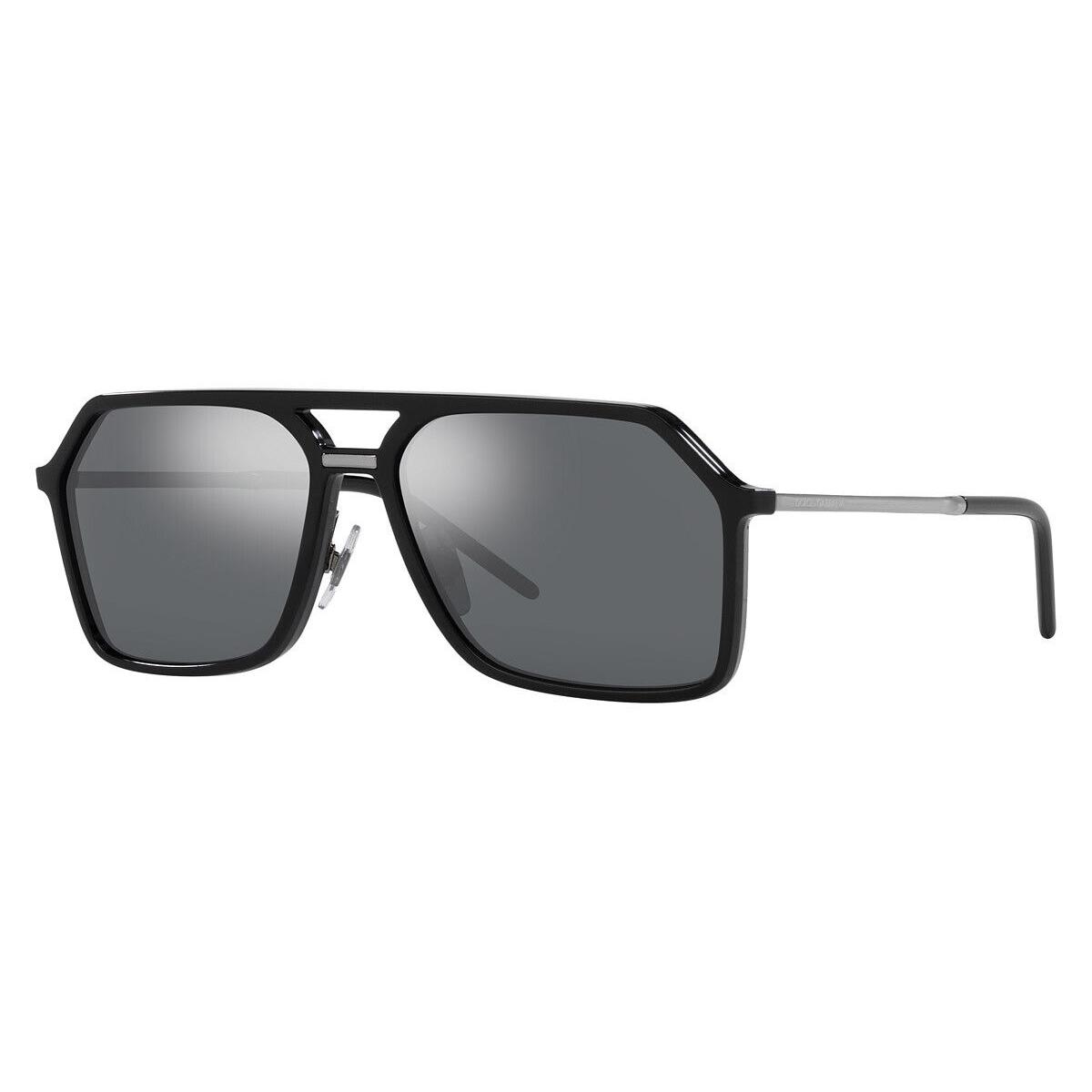 Dolce Gabbana Men`s 59mm Black Sunglasses DG6196-501-6G-59