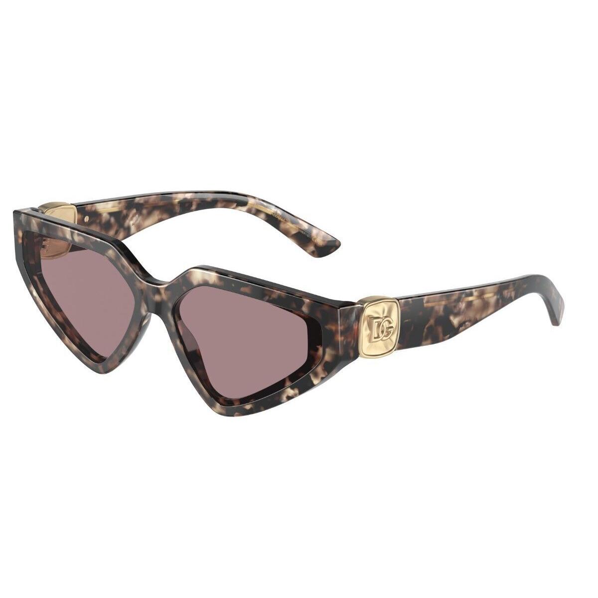 Dolce Gabbana Women`s 59mm Havana Brown Pearl Sunglasses DG4469F-34387N-59