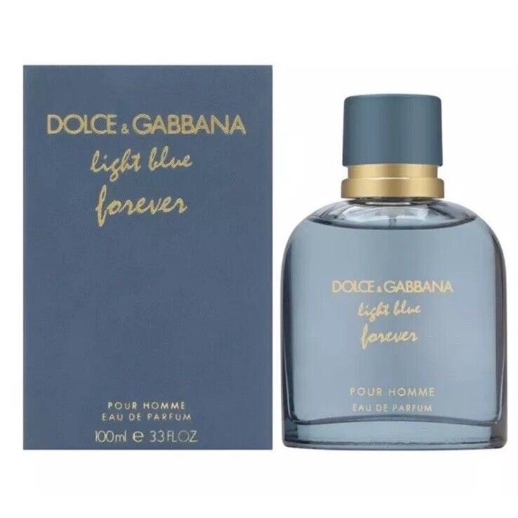 Dolce Gabbana Light Blue Forever Pour Homme. 3.3 Oz/100ml. Rare