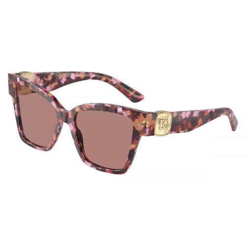 Dolce Gabbana Women`s 54mm Havana Pink Pearl Sunglasses DG4470-344073-54