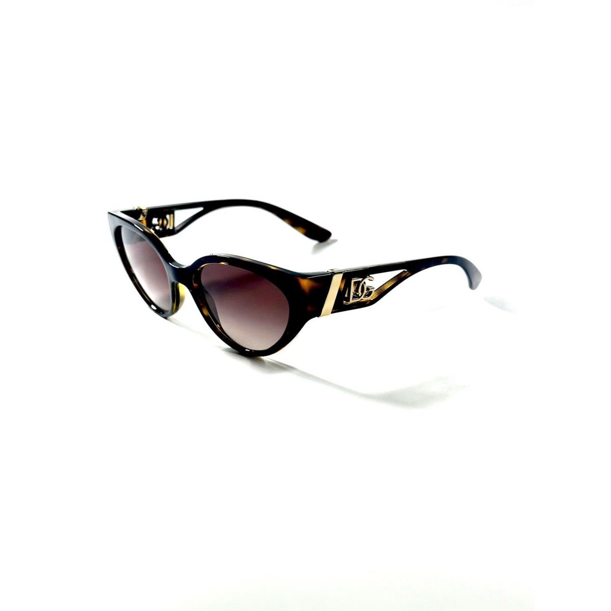 Dolce Gabbana DG 6146 502/13 Sunglasses Tortoise Havana Brown Gradient 54mm